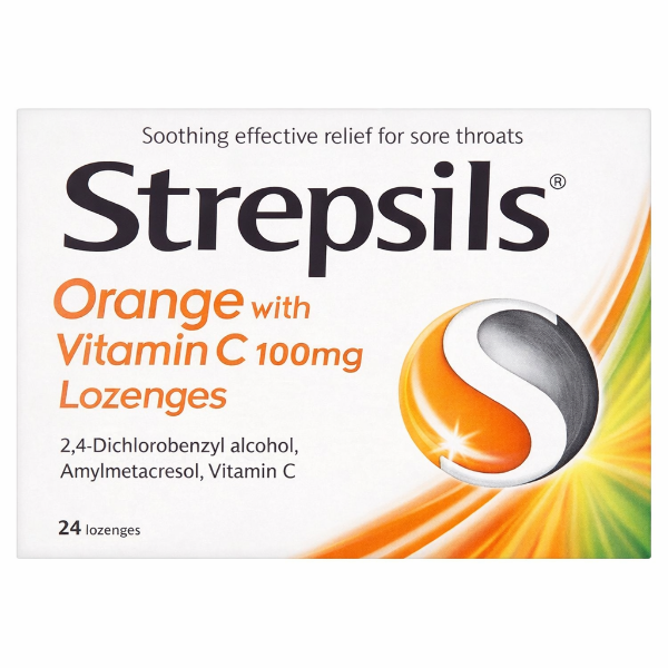 Strepsils Portakal & C Vitamini Aromalı 24 Pastil